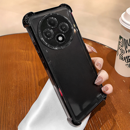 Oppo F27 Pro+ 5G Transparent Shockproof Case With Airbag Corners