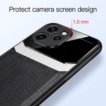 Oppo Reno 15 Pro Mini 5G Premium Leather Lens Protective Case