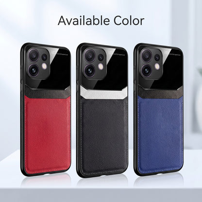 Oppo Reno 16 5G Premium Leather Lens Protective Case