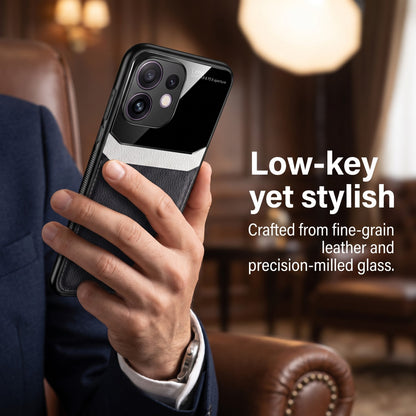 Oppo Reno 16 5G Premium Leather Lens Protective Case