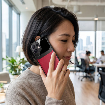 Oppo Reno 16 5G Premium Leather Lens Protective Case