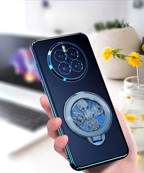 Realme 12 Pro+ 5G Electroplating Reflective Fidget Rotating Back Case