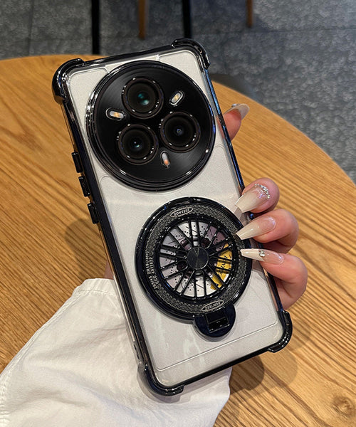 Realme 14 Pro+ 5G Premium Stress Buster Wheel Rotating Shockproof Airbags Case