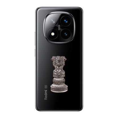 Redmi Note 15 Pro+ 5G Compatible Satyamev Jayate 3D Metal Emblem Sticker