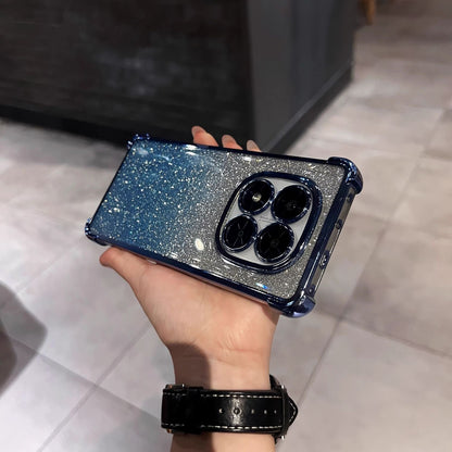 Redmi Note 14 Pro Plus 5G Luxury Shimmer Shockproof Airbag Case