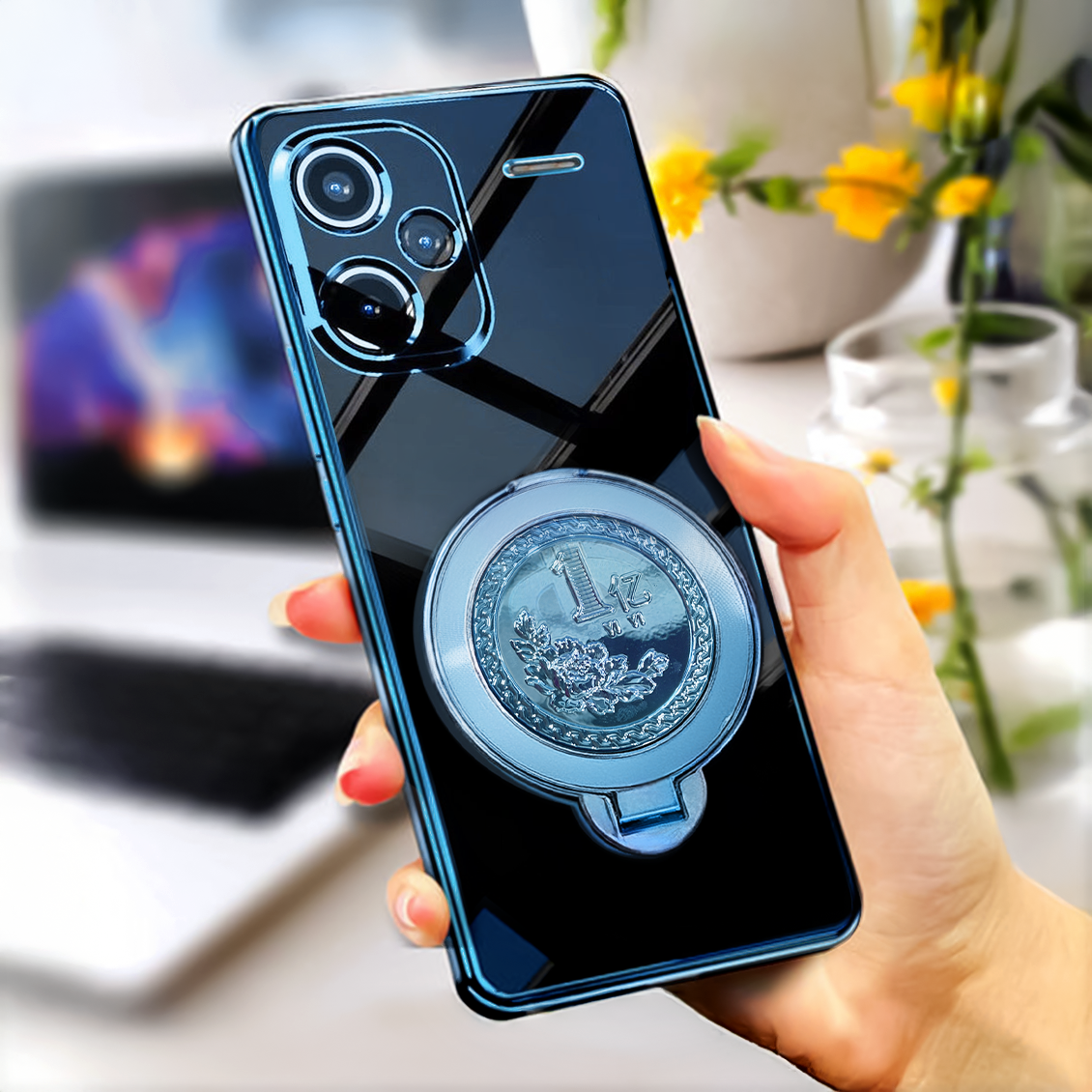 Redmi Note 13 Pro+ 5G Electroplating Billion Wheel Case