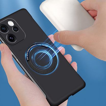 Oppo Reno 15 Pro Mini 5G Frameless Magnetic Wireless Charging Case — Ultra-Slim Clear MagSafe Compatible Cover