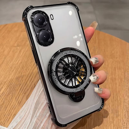 Vivo V29e 5G Premium Stress Buster Wheel Rotating Shockproof Airbags Case