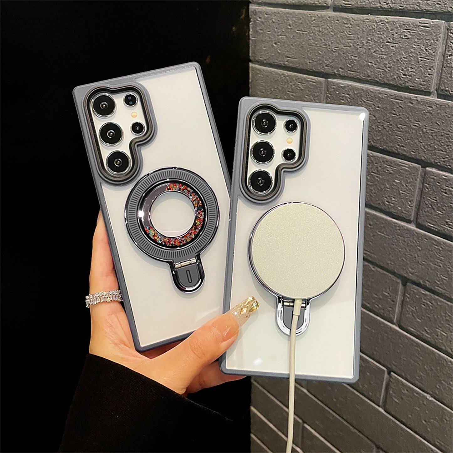 Samsung Galaxy S25 Ultra case with Wireless Charger