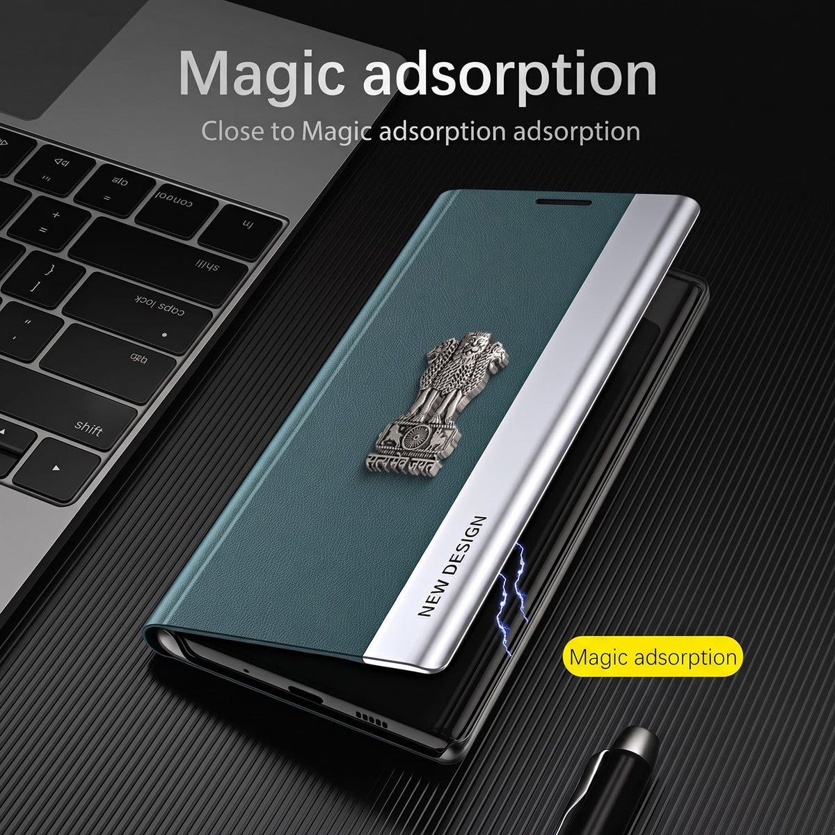 Oppo K14 5G Satyamev Jayate Flip Leather Case