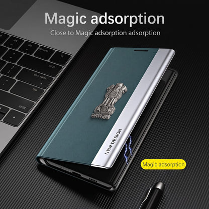 Oppo K14 5G Satyamev Jayate Flip Leather Case
