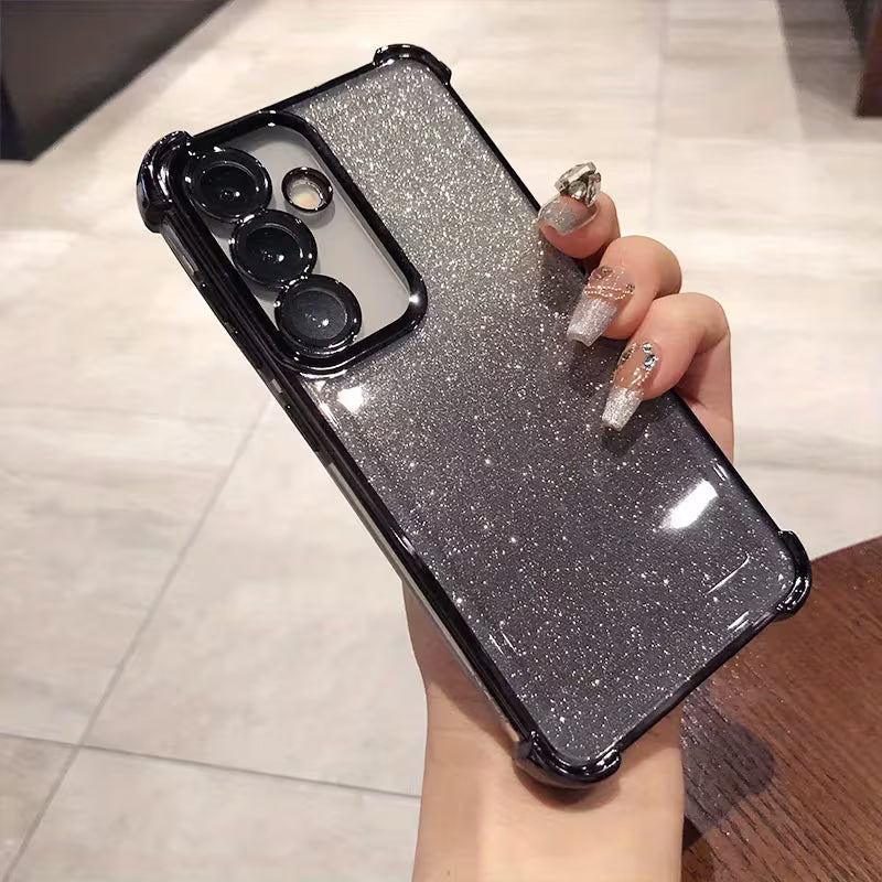 Samsung Galaxy A36 5G Luxury Shimmer Shockproof Airbag Case