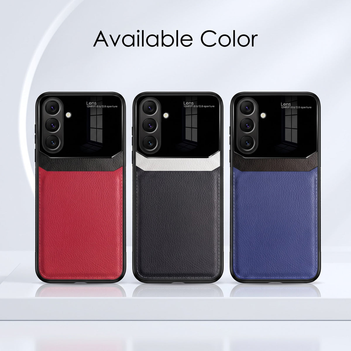 Samsung Galaxy A27 5G Premium Leather Lens Protective Case