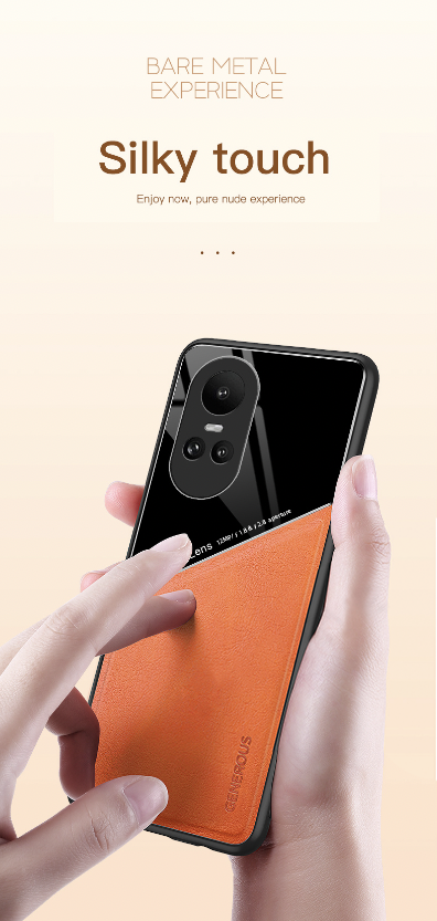 Oppo Reno 10 5G Luxury Generous® Leather Protective Back Case