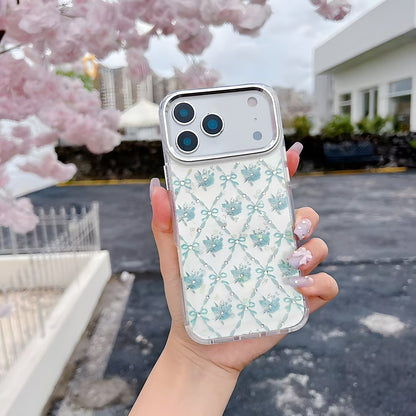 iPhone 17 Pro Max Crystals Swarovski Floral Design Magsafe Case