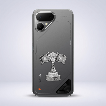 Tecno Pova Curve 2 5G Compatible Satyamev Jayate 3D Metal Emblem Sticker
