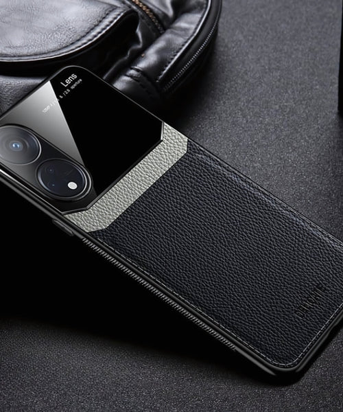 Oppo Reno 8T 5G Premium Leather Lens Protective Case
