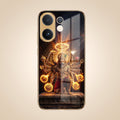Vivo T4 Pro 5G Lord Narasimha Gold Electroplated Glass Phone Back Case