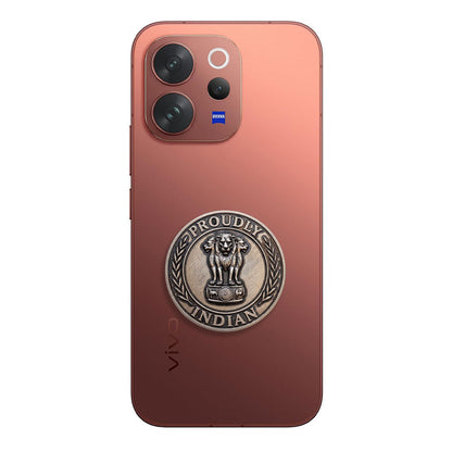 Vivo V70 5G Compatible Satyamev Jayate 3D Metal Emblem Sticker