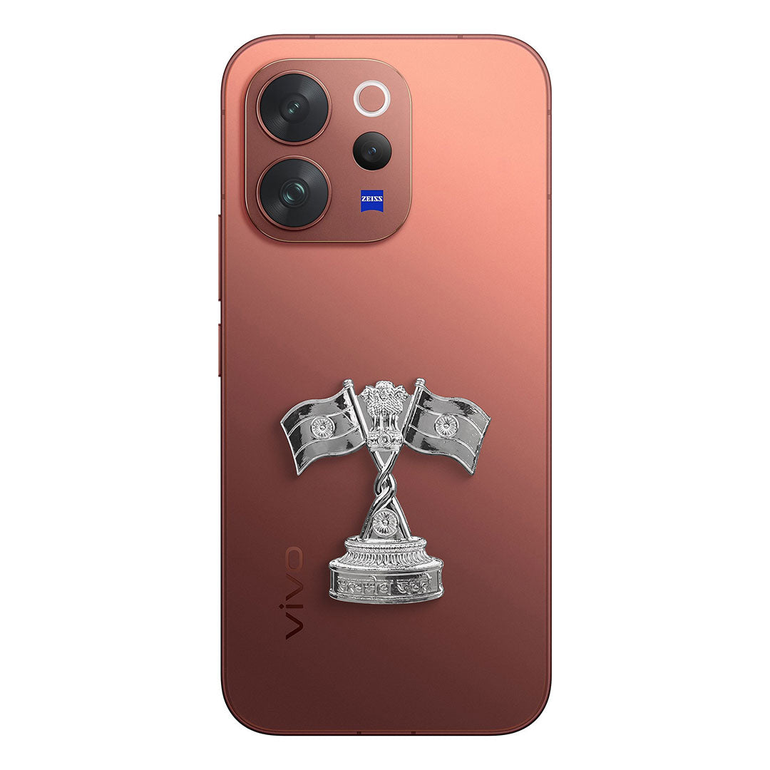 Vivo V70 5G Compatible Satyamev Jayate 3D Metal Emblem Sticker