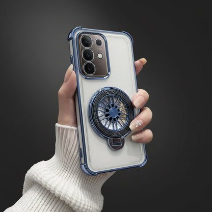 Vivo T4x 5G Premium Stress Buster Wheel Rotating Shockproof Airbags Case