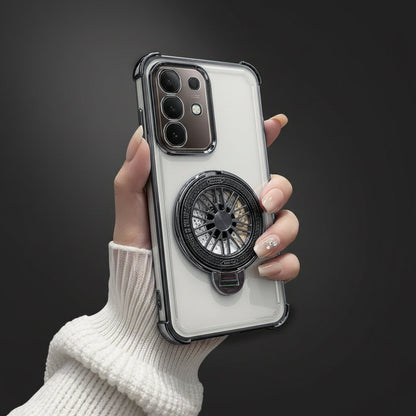 Vivo T4x 5G Premium Stress Buster Wheel Rotating Shockproof Airbags Case