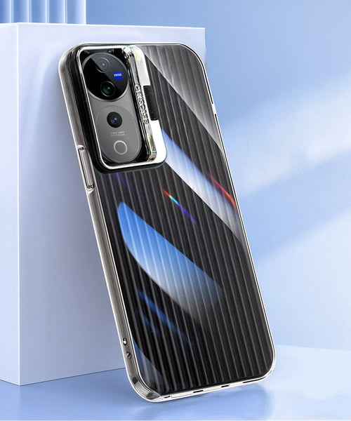 Vivo V40 Pro 5G Luxury Dual Layer Hybrid Camera Ring Stand Case