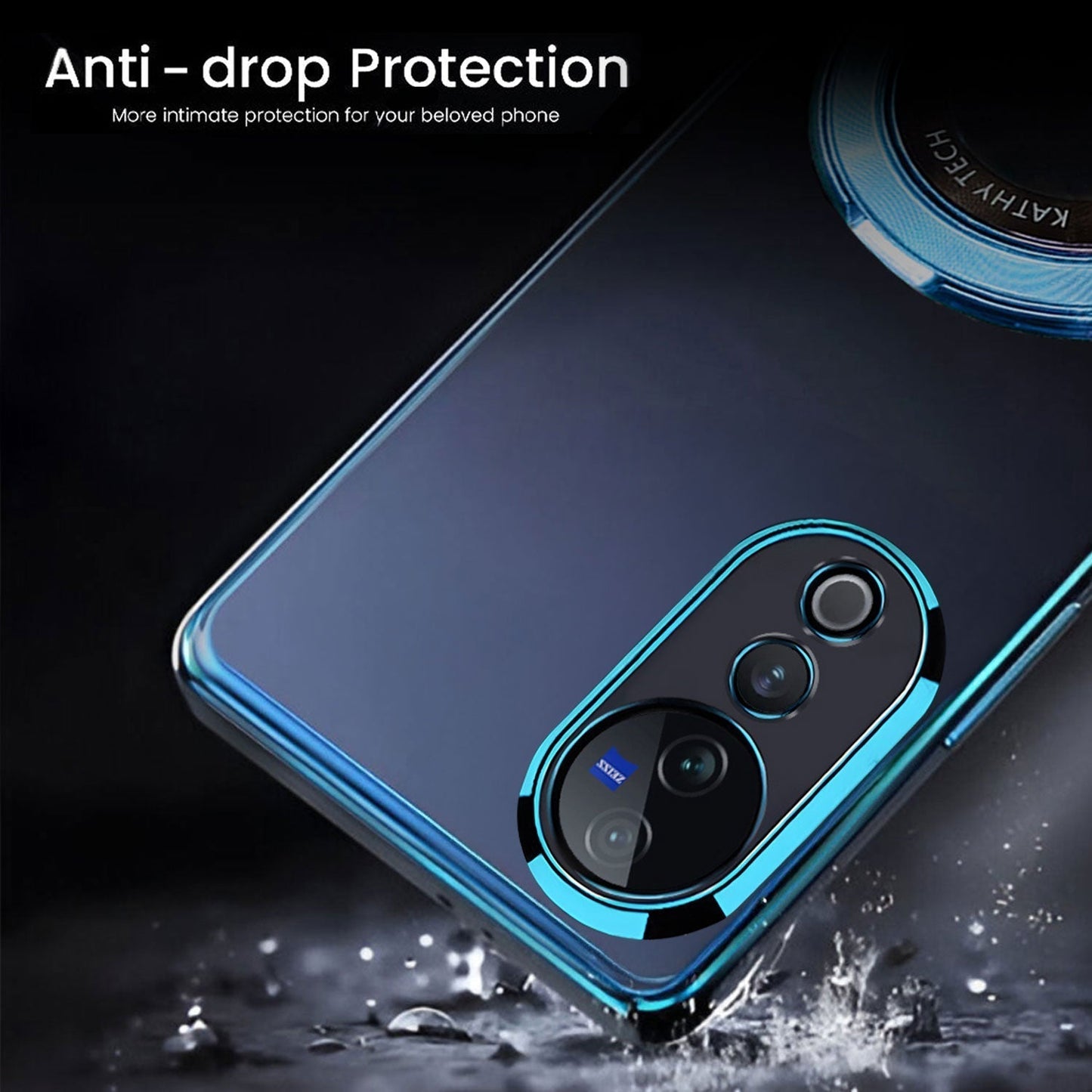 Vivo V40 Pro 5G Magnifier Electroplating Case