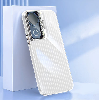 Vivo V50 5G Luxury Dual Layer Hybrid Camera Ring Stand Case