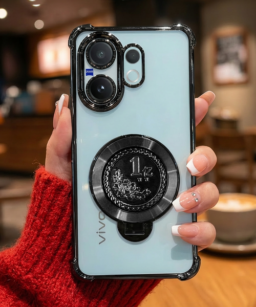 Vivo X200 FE 5G Premium Billion Wheel Rotating Shockproof Airbags Case