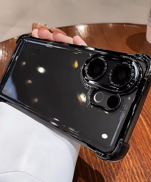Vivo V60 5G Transparent Shockproof Case With Airbag Corners