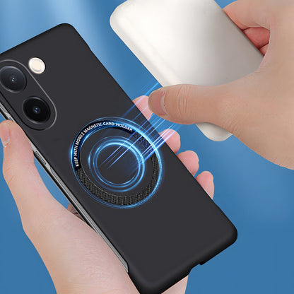 Vivo V60E 5G Frameless Magnetic Wireless Charging Case — Ultra-Slim Clear MagSafe Compatible Cover