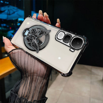 Vivo Y400 Pro 5G Premium Butterfly Stand Airbags Case