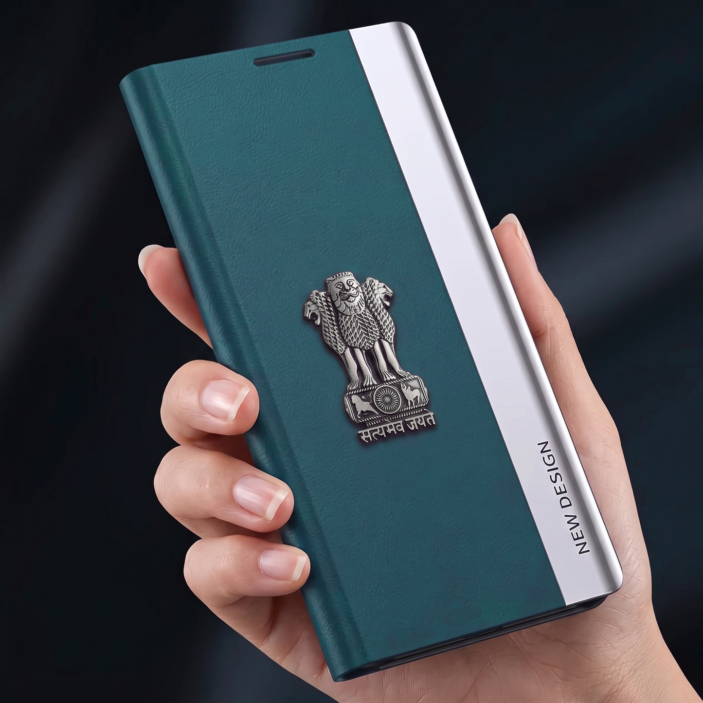 Vivo Y58 5G Satyamev Jayate Flip Leather Case