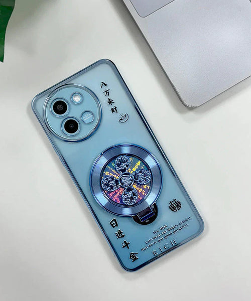 Vivo Y58 5G Rich Manifestation Reflective Fidget Rotating Back Case