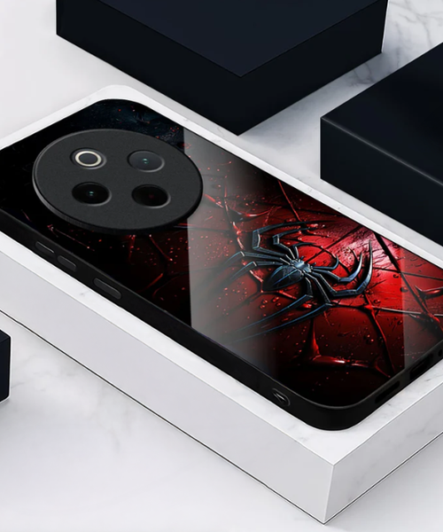 Vivo T4 5G Premium Acrylic Shockproof Glass Back Case (Spider Armor)