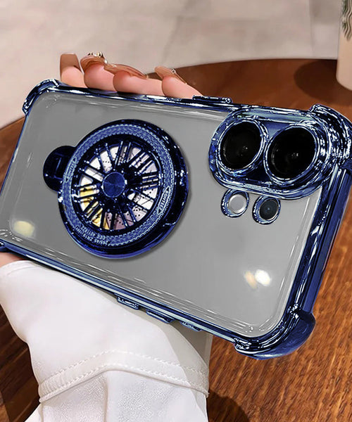 Vivo X200 FE 5G Premium Stress Buster Wheel Rotating Shockproof Airbags Case