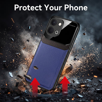 Vivo T5x 5G Premium Leather Lens Protective Case