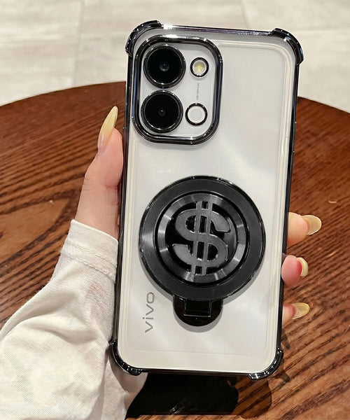 Vivo T5x 5G Four Corner Airbags 100% Original Astro Money Magnet Rotating Dollar Case