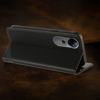 PU leather wallet cover for Vivo V40 Pro 5G with multi-card storage