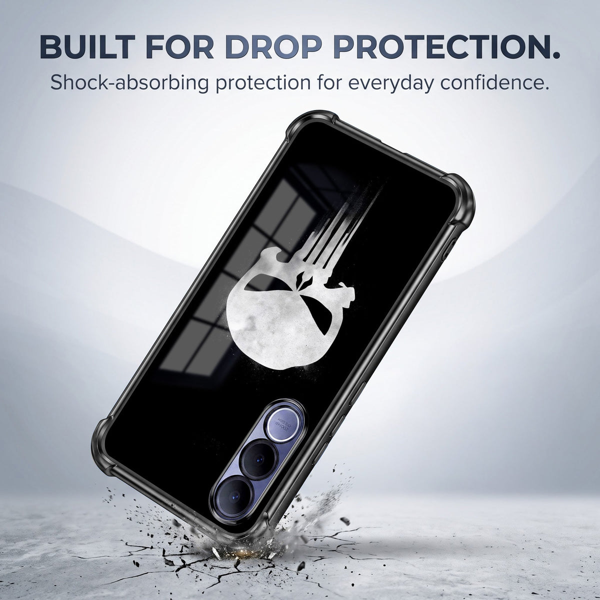 Vivo V70 FE 5G  Ghost Armor Airbags Printed Back Case