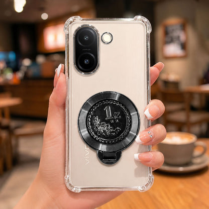 Vivo V60e 5G Premium Billion Wheel Rotating Shockproof Airbags Case