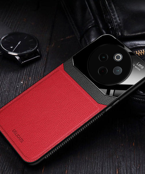 Vivo T4 5G Premium Leather Lens Protective Case