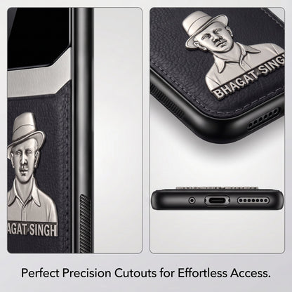 Vivo Y58 5G Shaheed Bhagat Singh 3D Metal Leather Back Case