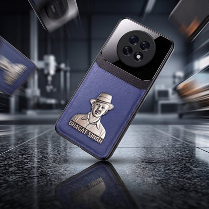 Oppo F31 Pro+ 5G Shaheed Bhagat Singh 3D Metal Leather Back Case