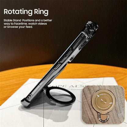 Samsung Galaxy A36 5G Luxury Four Corner Invincible Bracket Ring Stand Case