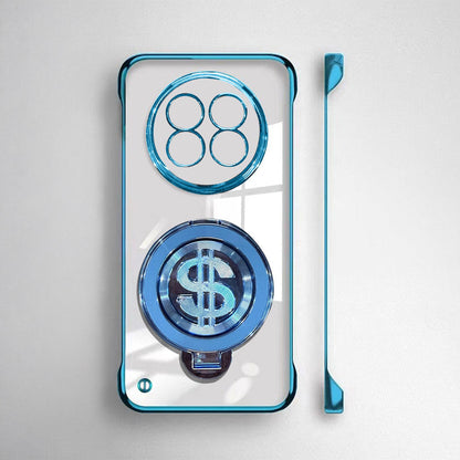 Realme 13 Pro+ 5G Blue phone case with dollar sign design on a white background