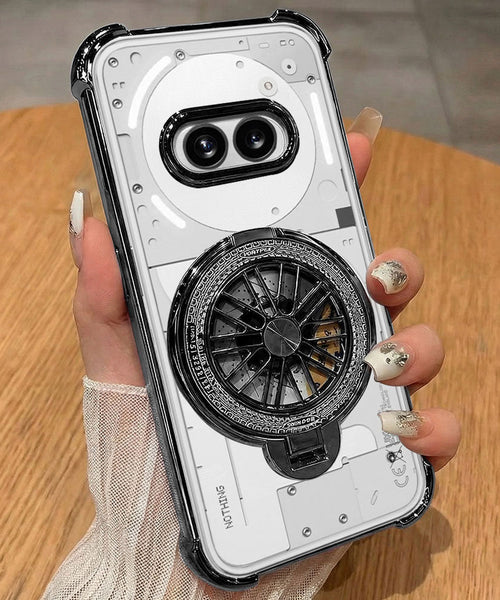 Nothing Phone 2a 5G Premium Stress Buster Wheel Rotating Shockproof Airbags Case