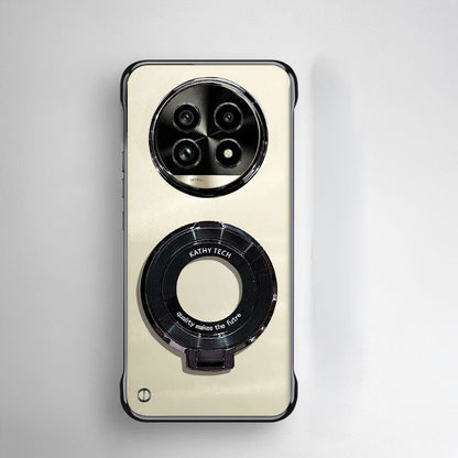 Realme 13 Pro+ 5G Phone case with camera lens design on a light gray background