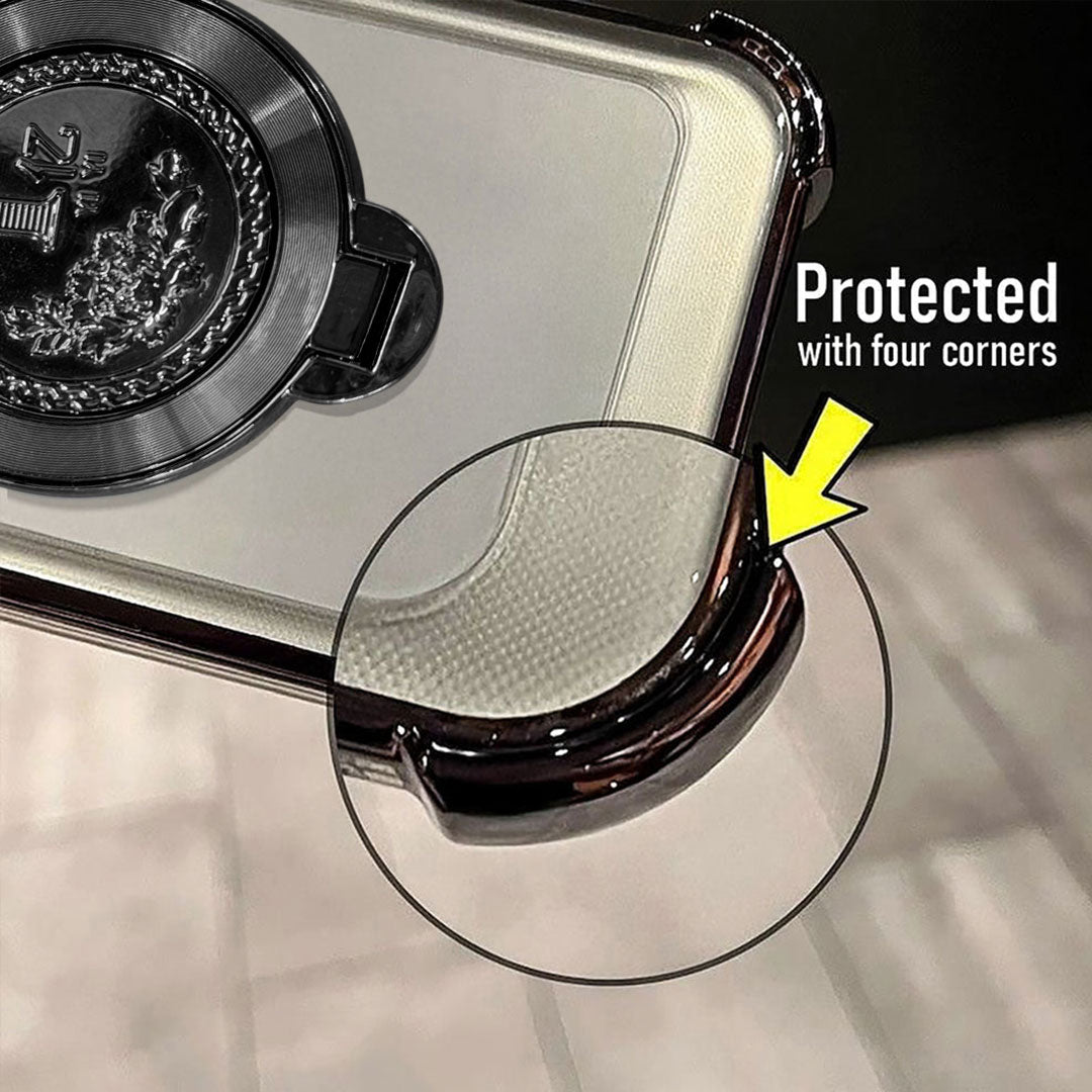 Samsung Galaxy M56 5G Premium Billion Wheel Rotating Shockproof Airbags Case